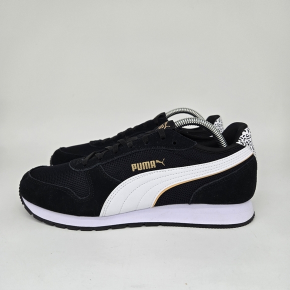 Puma ST Miler 'Leopard' Women's Suede Running Shoes Size 8.5 - Picture 1 of 8